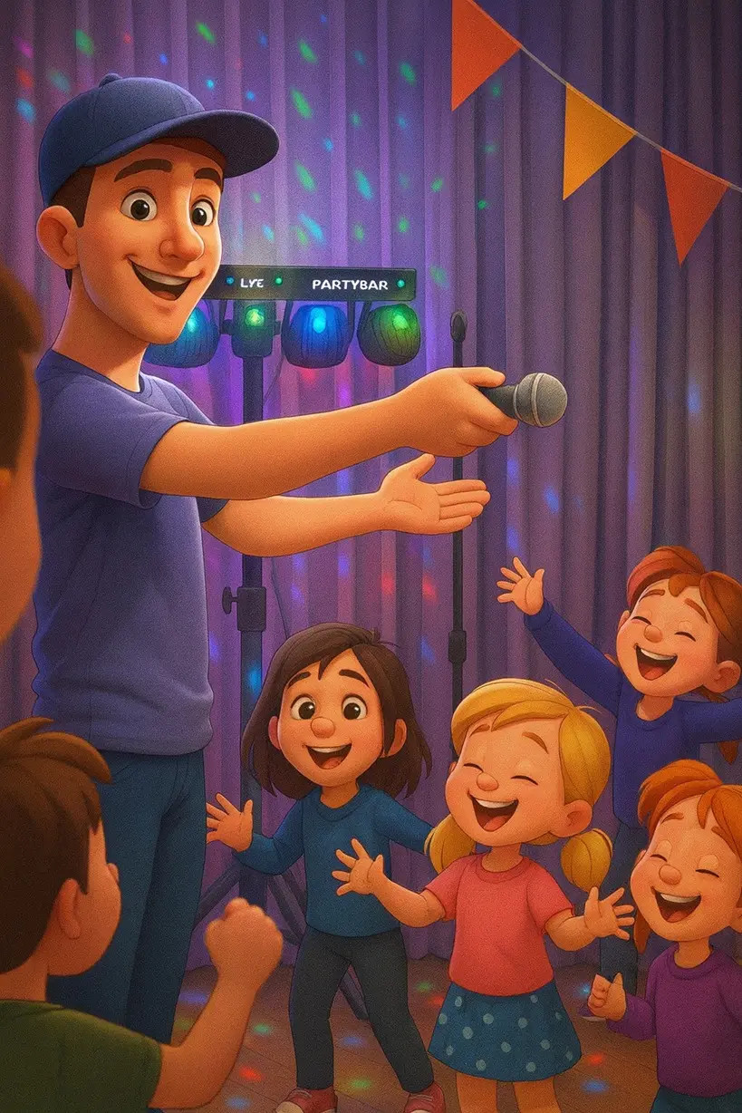 kinderfeestje in Hillegom met kinderdisco aan huis